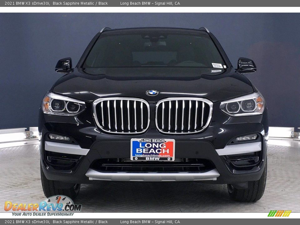 2021 BMW X3 sDrive30i Black Sapphire Metallic / Black Photo #2