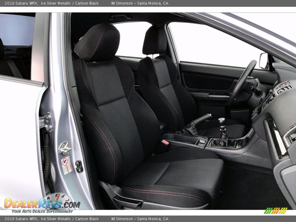 Carbon Black Interior - 2019 Subaru WRX  Photo #6