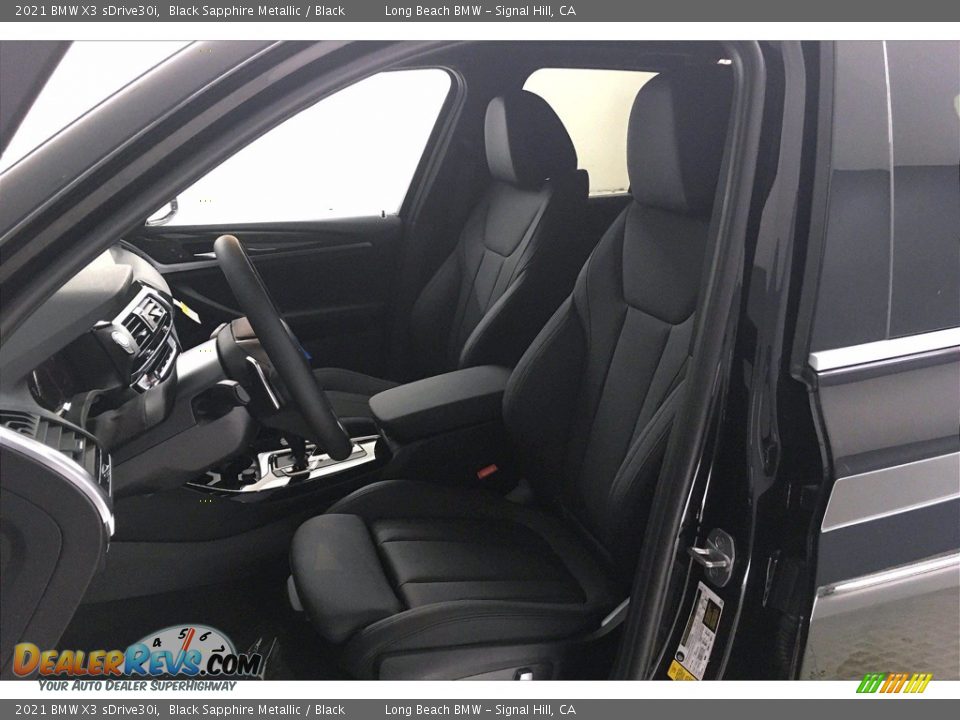 2021 BMW X3 sDrive30i Black Sapphire Metallic / Black Photo #9