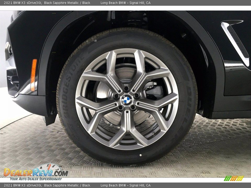 2021 BMW X3 sDrive30i Black Sapphire Metallic / Black Photo #12