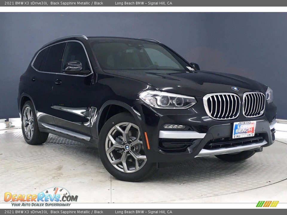Front 3/4 View of 2021 BMW X3 sDrive30i Photo #19