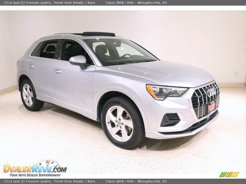 2019 Audi Q3 Premium quattro Florett Silver Metallic / Black Photo #1