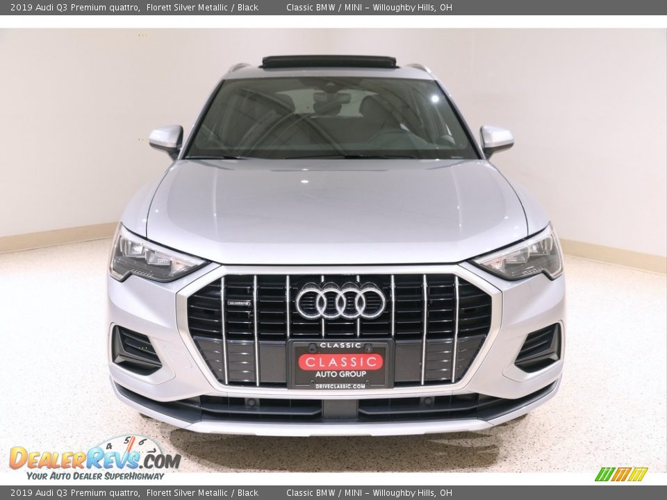 2019 Audi Q3 Premium quattro Florett Silver Metallic / Black Photo #2