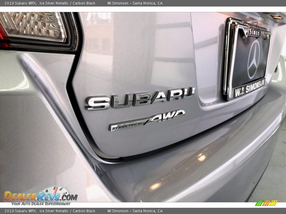 2019 Subaru WRX Ice Silver Metallic / Carbon Black Photo #26
