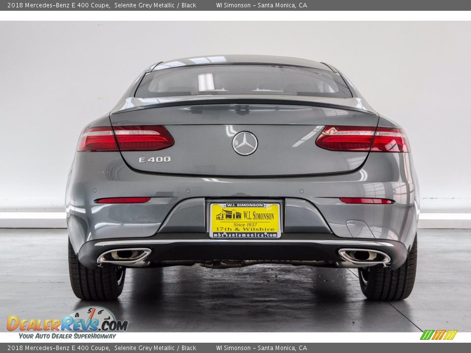 2018 Mercedes-Benz E 400 Coupe Selenite Grey Metallic / Black Photo #4