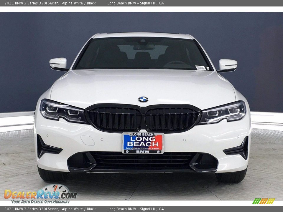 2021 BMW 3 Series 330i Sedan Alpine White / Black Photo #2