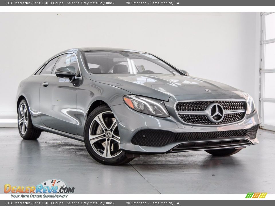 2018 Mercedes-Benz E 400 Coupe Selenite Grey Metallic / Black Photo #12