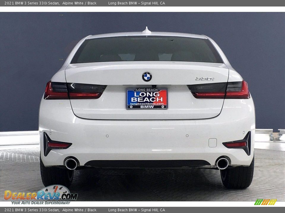 2021 BMW 3 Series 330i Sedan Alpine White / Black Photo #4