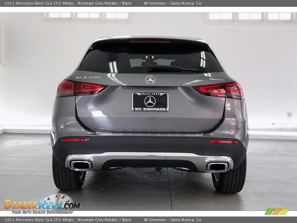 2021 Mercedes-Benz GLA 250 4Matic Mountain Grey Metallic / Black Photo #3