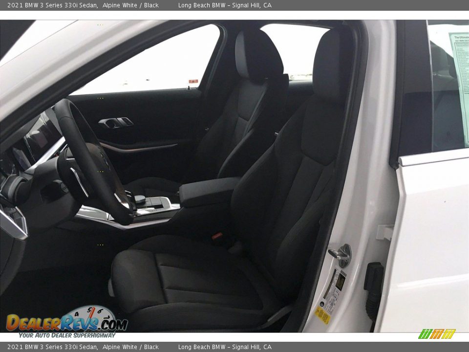 2021 BMW 3 Series 330i Sedan Alpine White / Black Photo #9