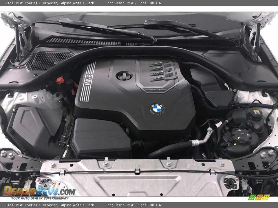 2021 BMW 3 Series 330i Sedan Alpine White / Black Photo #10