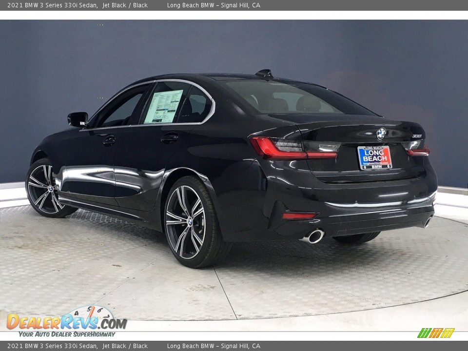 2021 BMW 3 Series 330i Sedan Jet Black / Black Photo #3