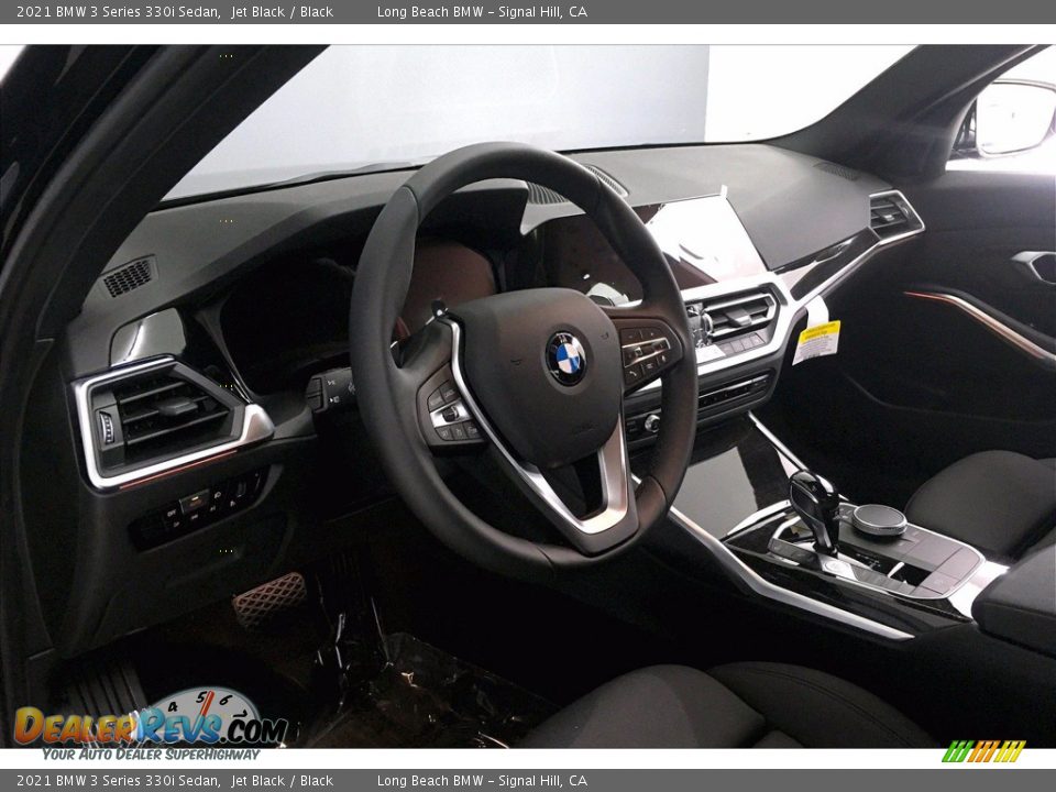 2021 BMW 3 Series 330i Sedan Jet Black / Black Photo #7