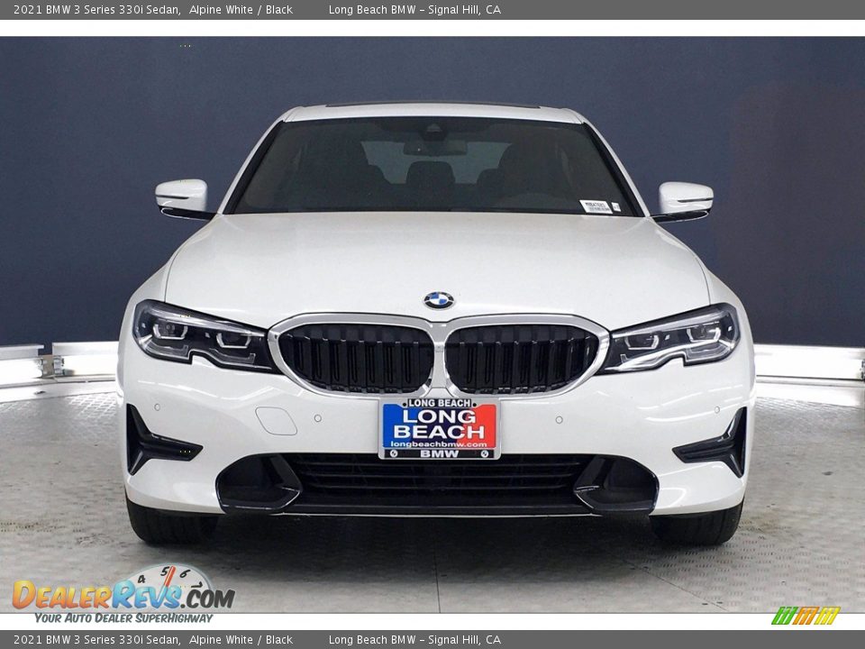 2021 BMW 3 Series 330i Sedan Alpine White / Black Photo #2
