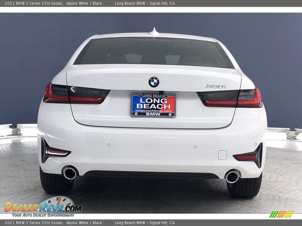2021 BMW 3 Series 330i Sedan Alpine White / Black Photo #4