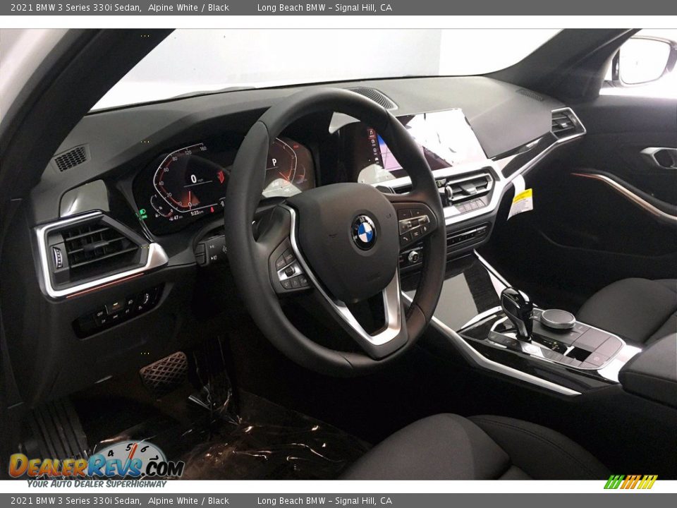 2021 BMW 3 Series 330i Sedan Alpine White / Black Photo #7