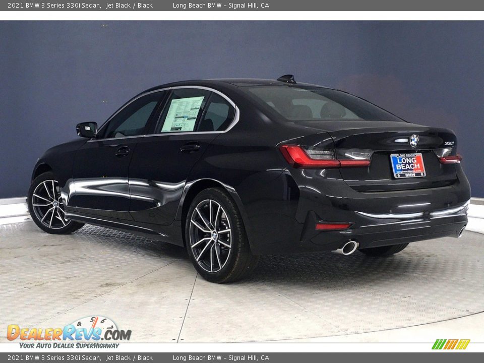 2021 BMW 3 Series 330i Sedan Jet Black / Black Photo #3