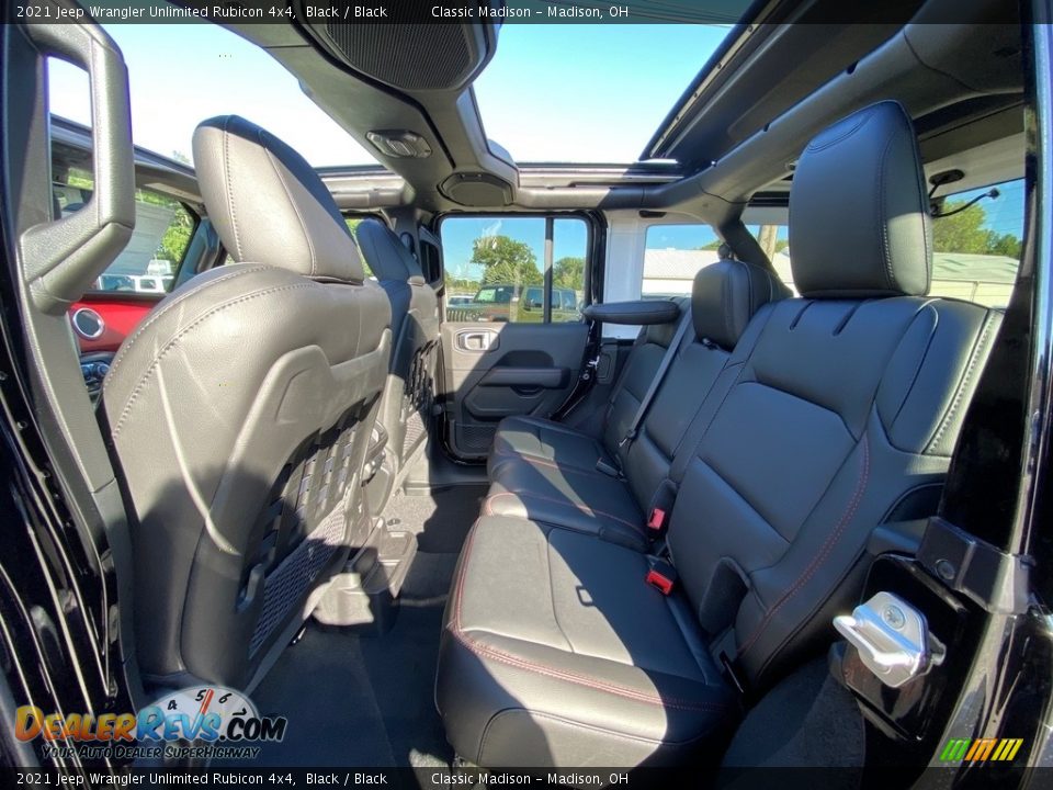 2021 Jeep Wrangler Unlimited Rubicon 4x4 Black / Black Photo #3