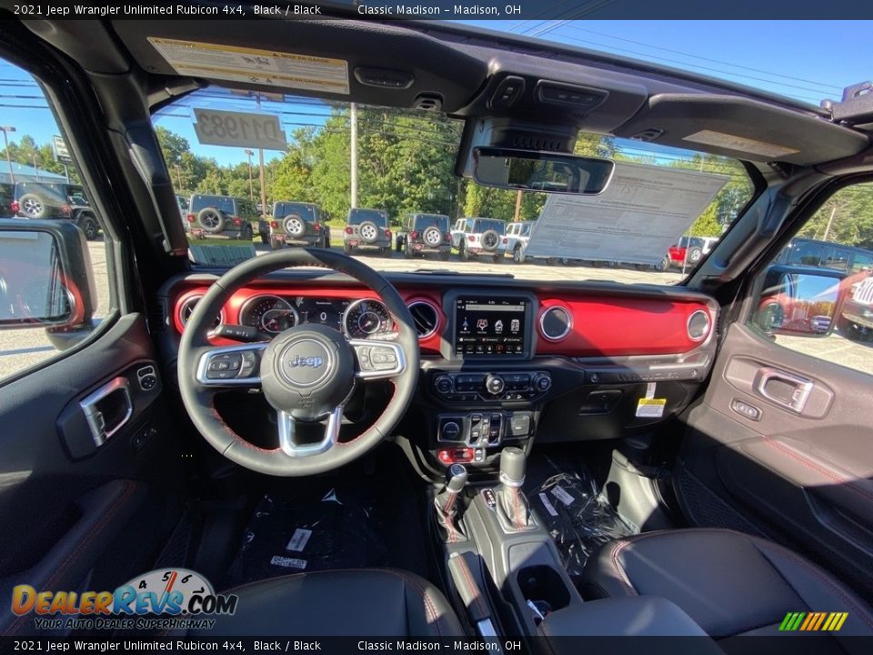 2021 Jeep Wrangler Unlimited Rubicon 4x4 Black / Black Photo #4
