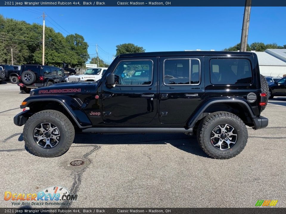 2021 Jeep Wrangler Unlimited Rubicon 4x4 Black / Black Photo #9