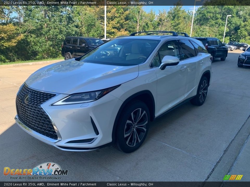2020 Lexus RX 350L AWD Eminent White Pearl / Parchment Photo #1
