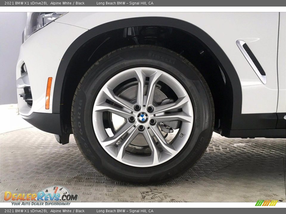 2021 BMW X1 sDrive28i Alpine White / Black Photo #12