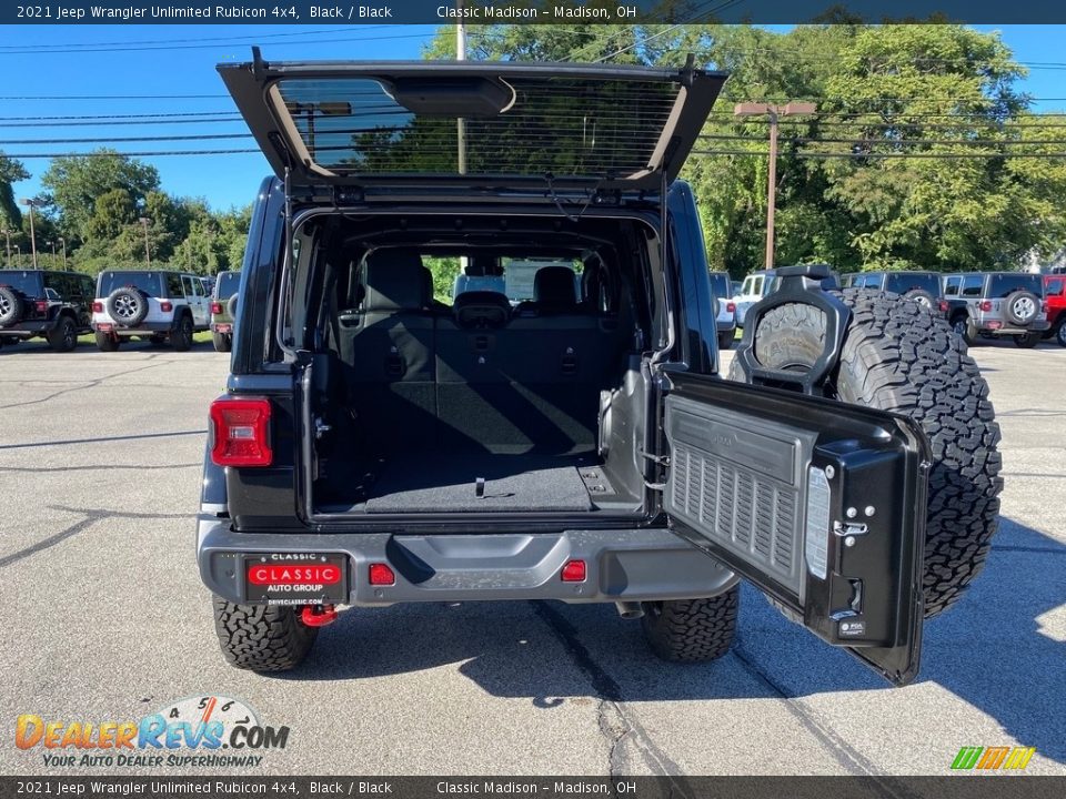 2021 Jeep Wrangler Unlimited Rubicon 4x4 Black / Black Photo #12
