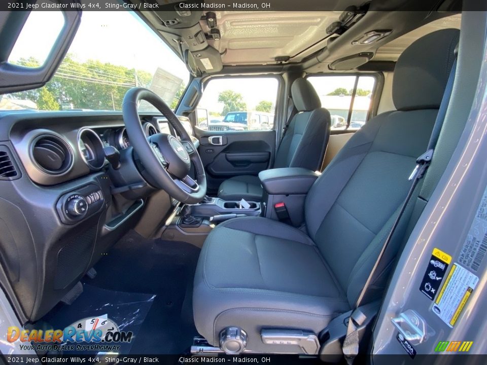 Front Seat of 2021 Jeep Gladiator Willys 4x4 Photo #2