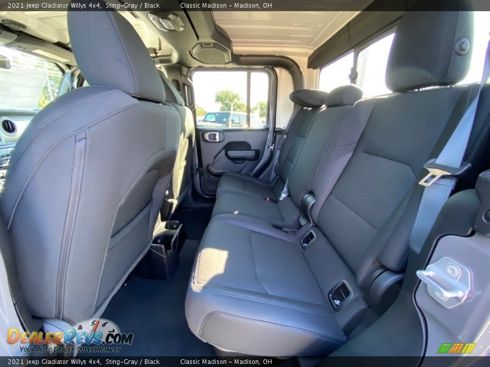 Rear Seat of 2021 Jeep Gladiator Willys 4x4 Photo #3