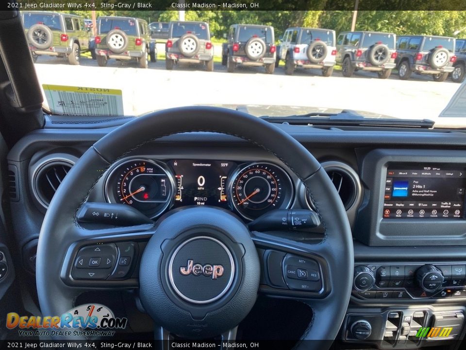 2021 Jeep Gladiator Willys 4x4 Sting-Gray / Black Photo #5