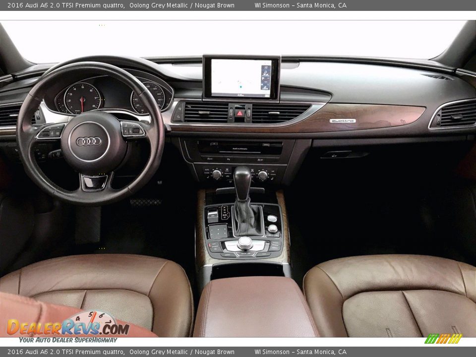 Dashboard of 2016 Audi A6 2.0 TFSI Premium quattro Photo #17