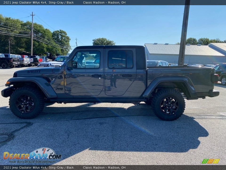 2021 Jeep Gladiator Willys 4x4 Sting-Gray / Black Photo #8