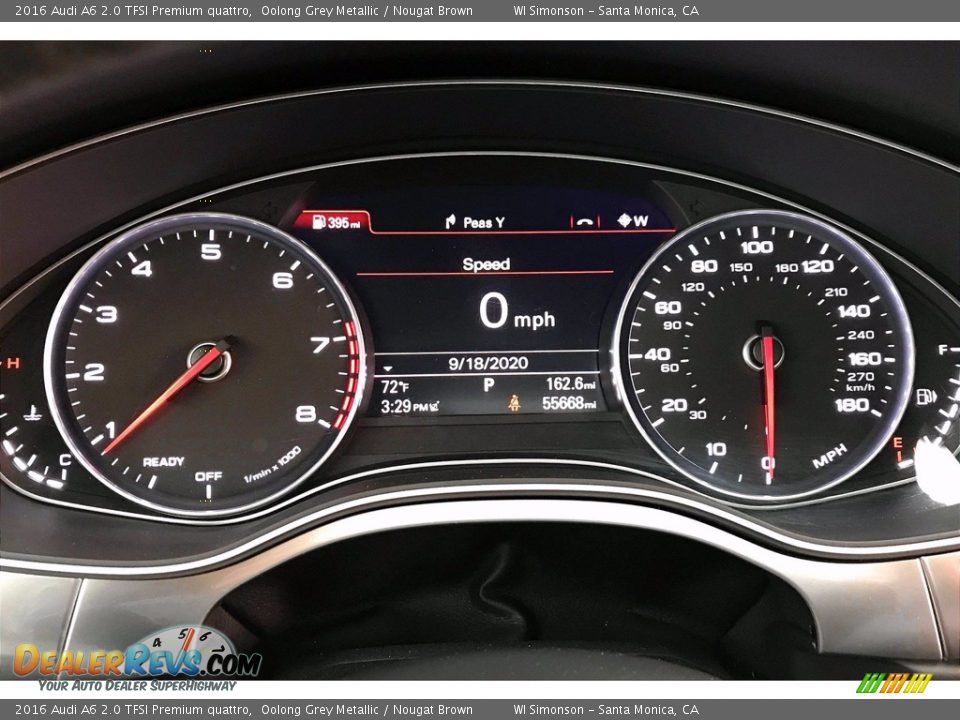 2016 Audi A6 2.0 TFSI Premium quattro Gauges Photo #20