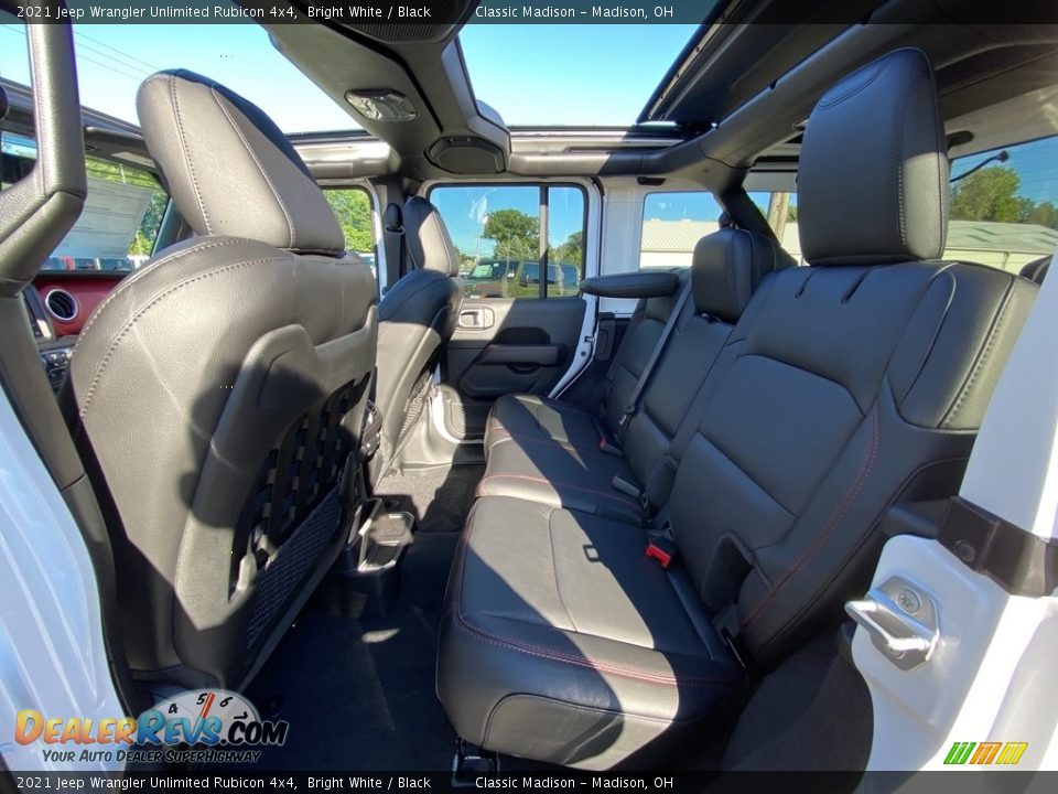 2021 Jeep Wrangler Unlimited Rubicon 4x4 Bright White / Black Photo #3