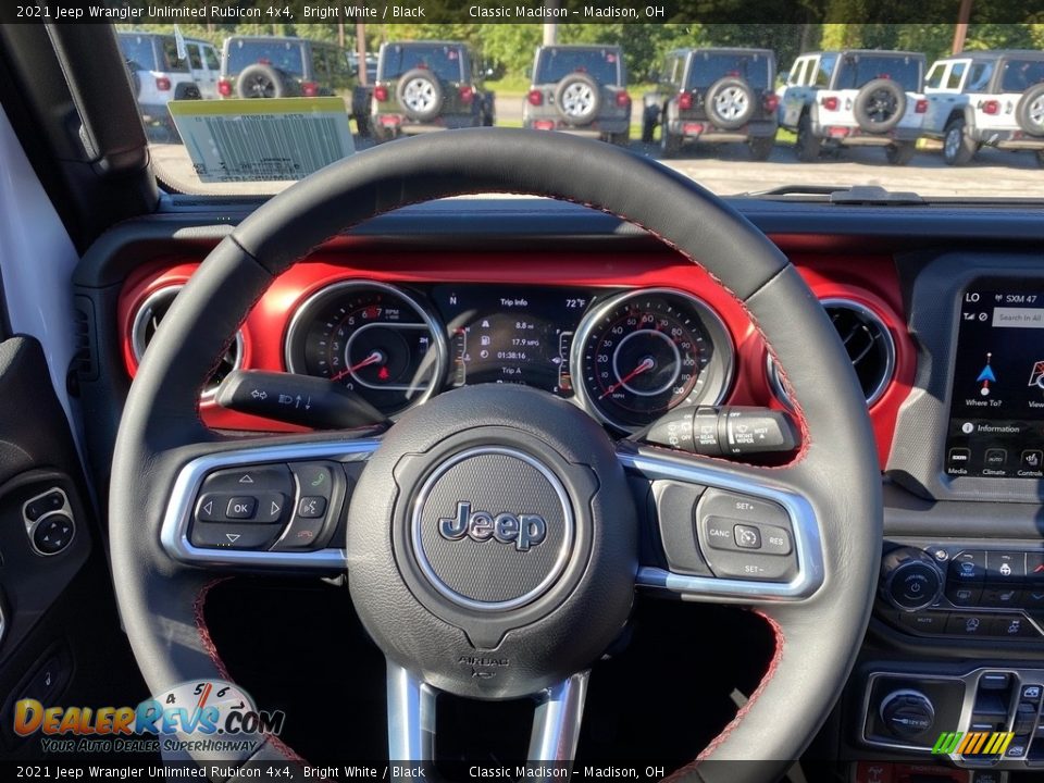 2021 Jeep Wrangler Unlimited Rubicon 4x4 Steering Wheel Photo #5