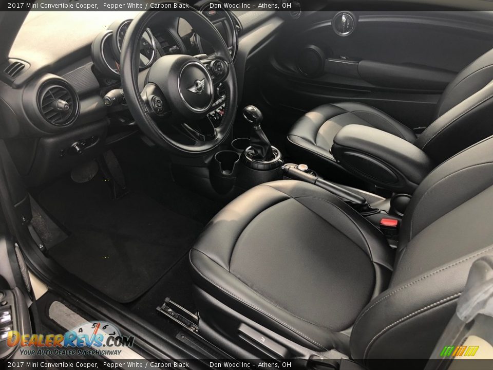 2017 Mini Convertible Cooper Pepper White / Carbon Black Photo #4