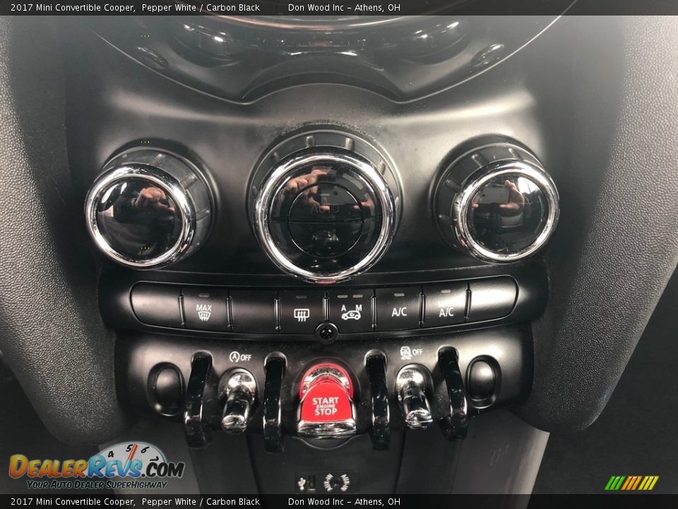 2017 Mini Convertible Cooper Pepper White / Carbon Black Photo #7