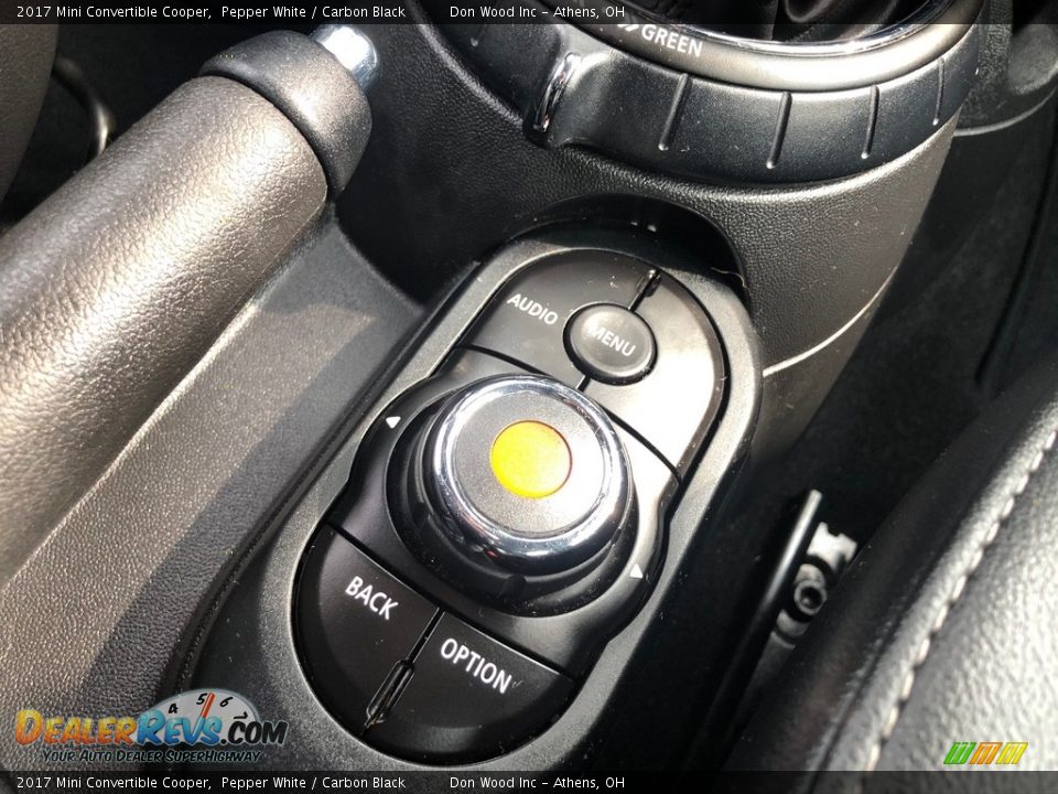 2017 Mini Convertible Cooper Pepper White / Carbon Black Photo #8