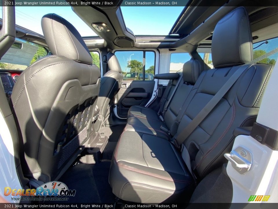 2021 Jeep Wrangler Unlimited Rubicon 4x4 Bright White / Black Photo #3