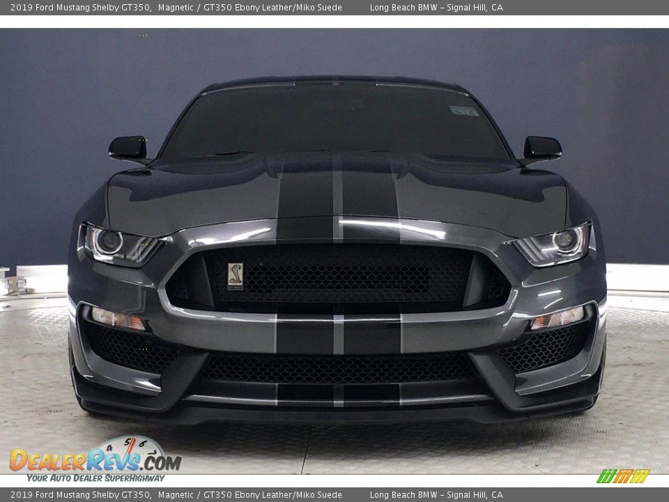 2019 Ford Mustang Shelby GT350 Magnetic / GT350 Ebony Leather/Miko Suede Photo #2