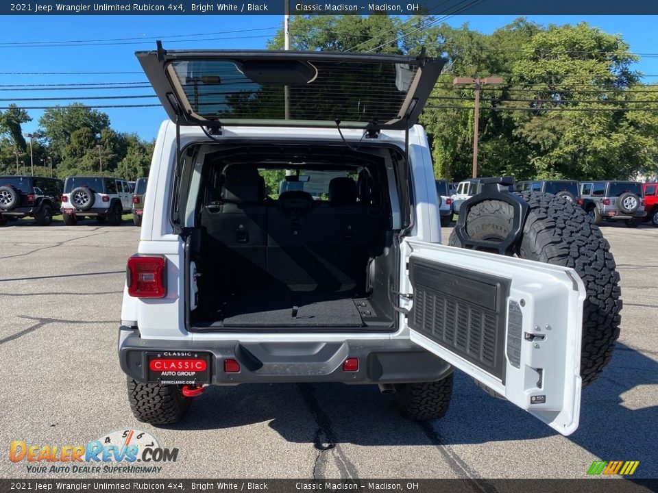 2021 Jeep Wrangler Unlimited Rubicon 4x4 Bright White / Black Photo #12