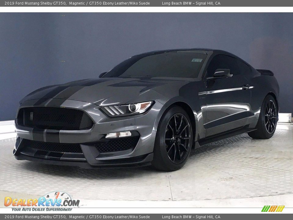 2019 Ford Mustang Shelby GT350 Magnetic / GT350 Ebony Leather/Miko Suede Photo #12