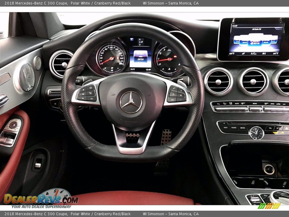 Dashboard of 2018 Mercedes-Benz C 300 Coupe Photo #4