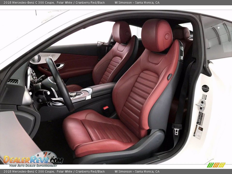 Front Seat of 2018 Mercedes-Benz C 300 Coupe Photo #14