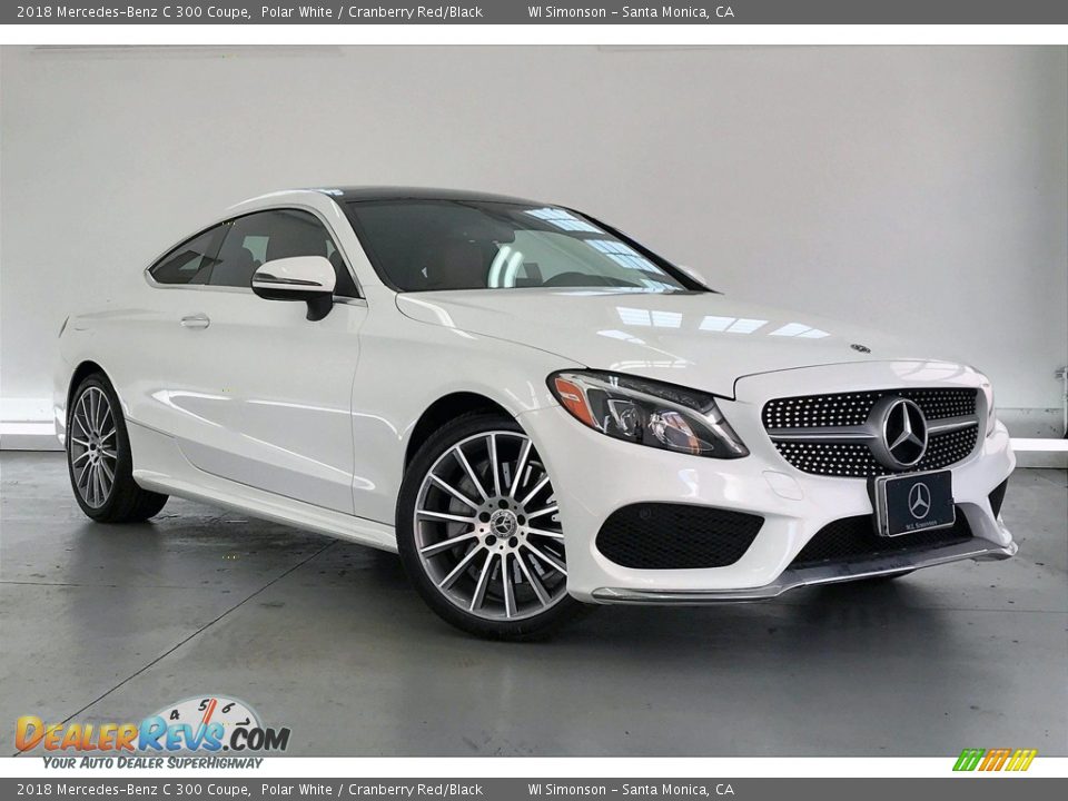 Front 3/4 View of 2018 Mercedes-Benz C 300 Coupe Photo #34