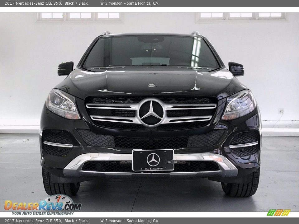 2017 Mercedes-Benz GLE 350 Black / Black Photo #2