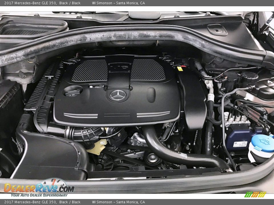 2017 Mercedes-Benz GLE 350 Black / Black Photo #9