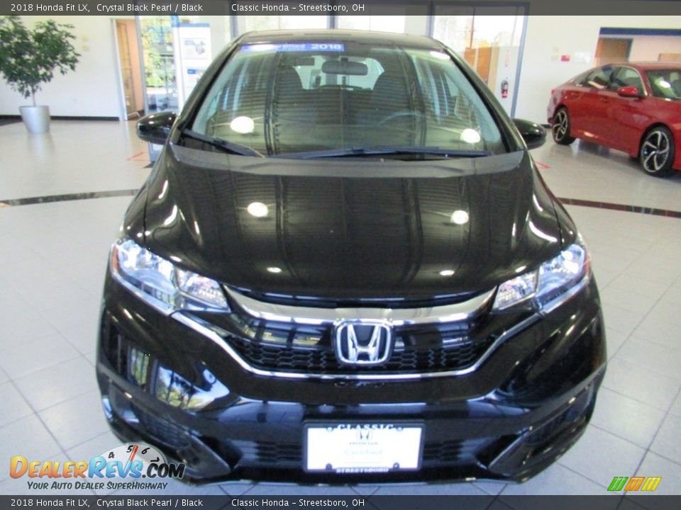 2018 Honda Fit LX Crystal Black Pearl / Black Photo #2