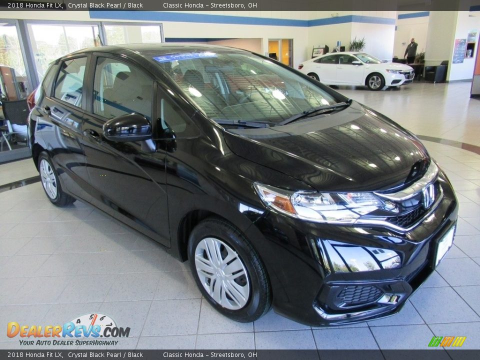 2018 Honda Fit LX Crystal Black Pearl / Black Photo #3