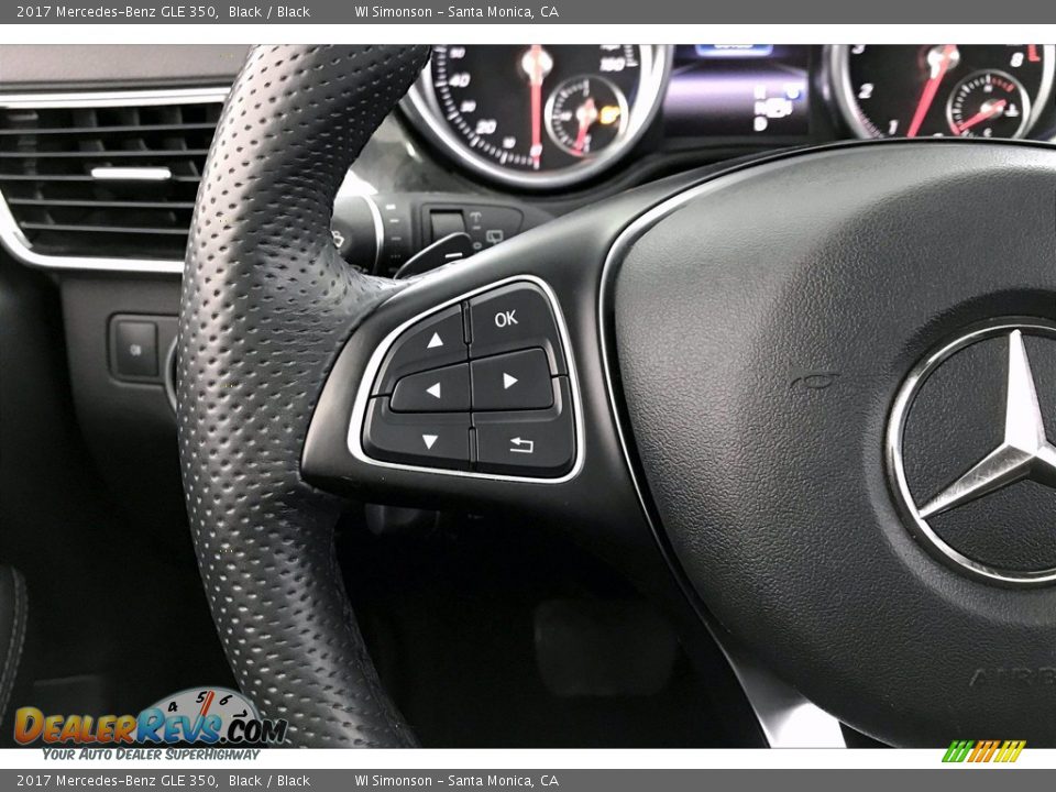2017 Mercedes-Benz GLE 350 Black / Black Photo #18
